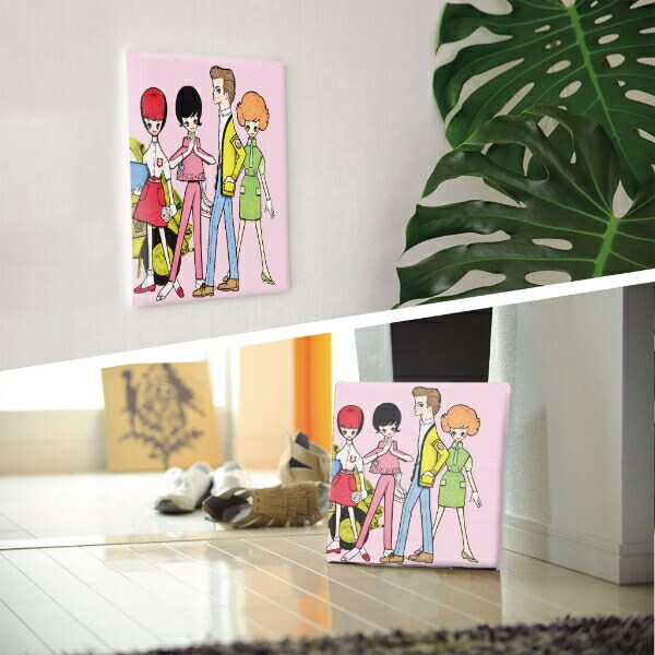 内藤ルネ キャンバスアート ドリーミィ・ジェネレーションA インテリア アートパネル