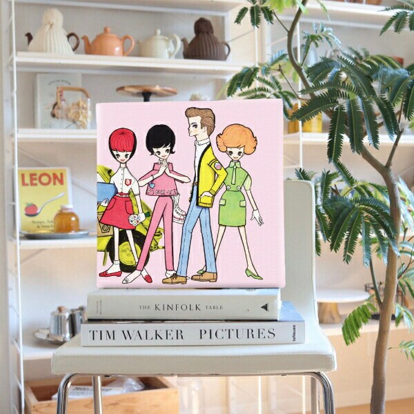 内藤ルネ キャンバスアート ドリーミィ・ジェネレーションA インテリア アートパネル