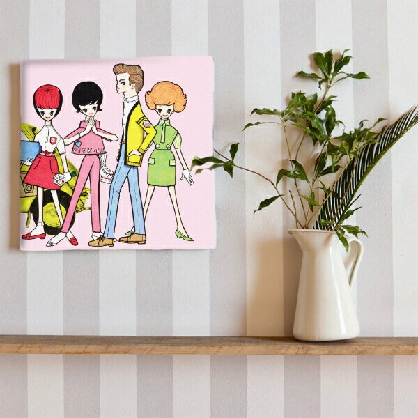 内藤ルネ キャンバスアート ドリーミィ・ジェネレーションA インテリア アートパネル