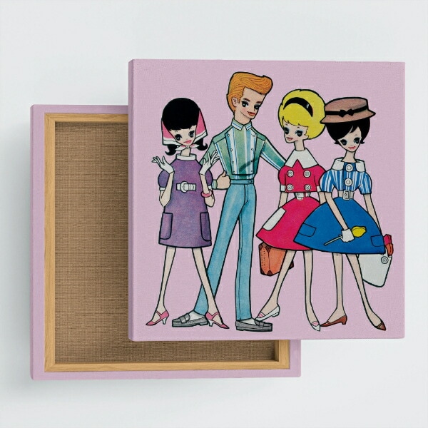 内藤ルネ キャンバスアート ドリーミィ・ジェネレーションB インテリア アートパネル