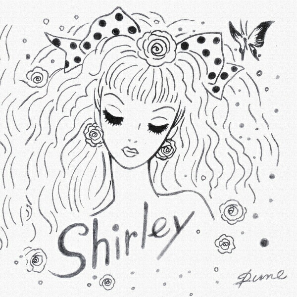 内藤ルネ キャンバスアート Sirley インテリア アートパネル