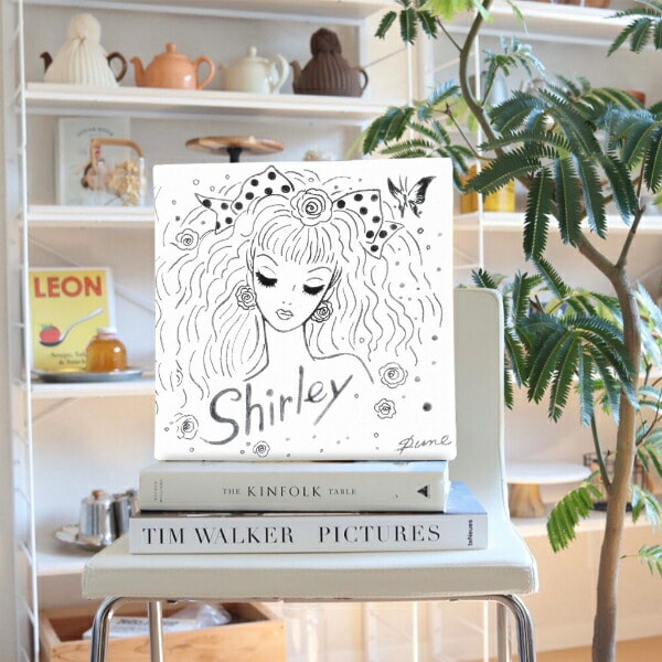 内藤ルネ キャンバスアート Sirley インテリア アートパネル