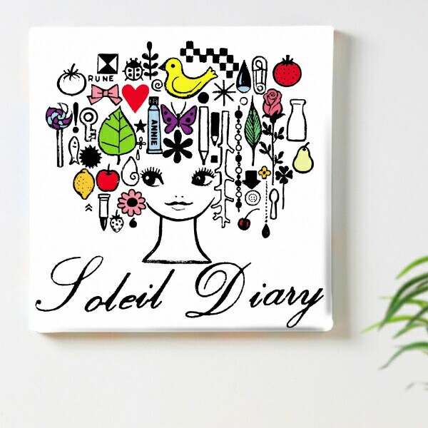 内藤ルネ キャンバスアート Soleil Diary A インテリア アートパネル