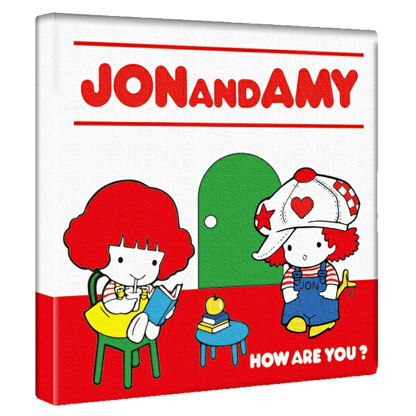 内藤ルネ キャンバスアート JON&AMY インテリア アートパネル