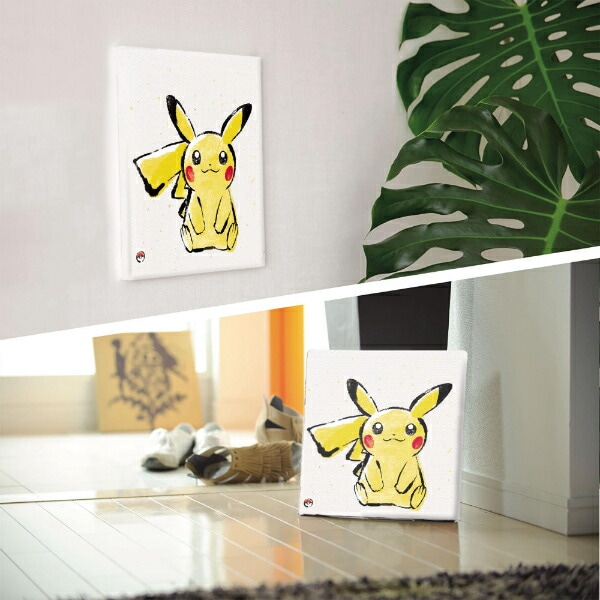 ポケットモンスター ピカチュウ アートパネル 筆書き インテリア ポケモン 日本製