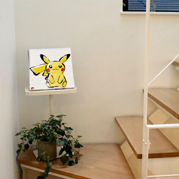 ポケットモンスター ピカチュウ アートパネル 筆書き インテリア ポケモン 日本製