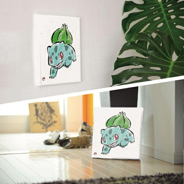 ポケットモンスター フシギダネ アートパネル 筆書き インテリア ポケモン 日本製