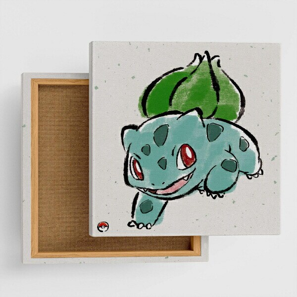 ポケットモンスター フシギダネ アートパネル 筆書き インテリア ポケモン 日本製