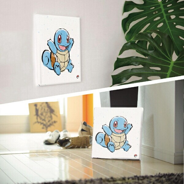 ポケットモンスター ゼニガメ アートパネル 筆書き インテリア ポケモン 日本製