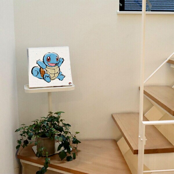 ポケットモンスター ゼニガメ アートパネル 筆書き インテリア ポケモン 日本製