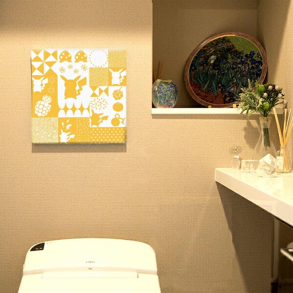 ポケットモンスター ピカチュウ アートパネル  北欧 インテリア ポケモン 日本製