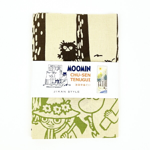 ムーミン 注染手ぬぐい(ひとしごと) タオル 日本製 MOOMIN