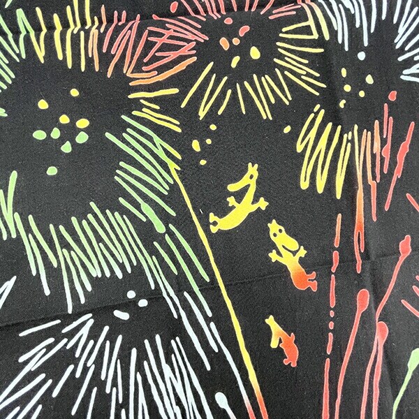 ムーミン 注染手ぬぐい(花火) タオル 日本製 MOOMIN