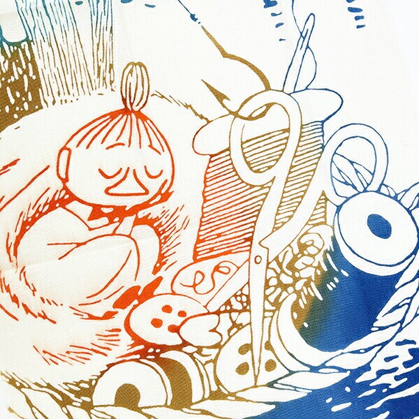 ムーミン 注染手ぬぐい(スナフキン&リトルミイ) タオル 日本製 MOOMIN