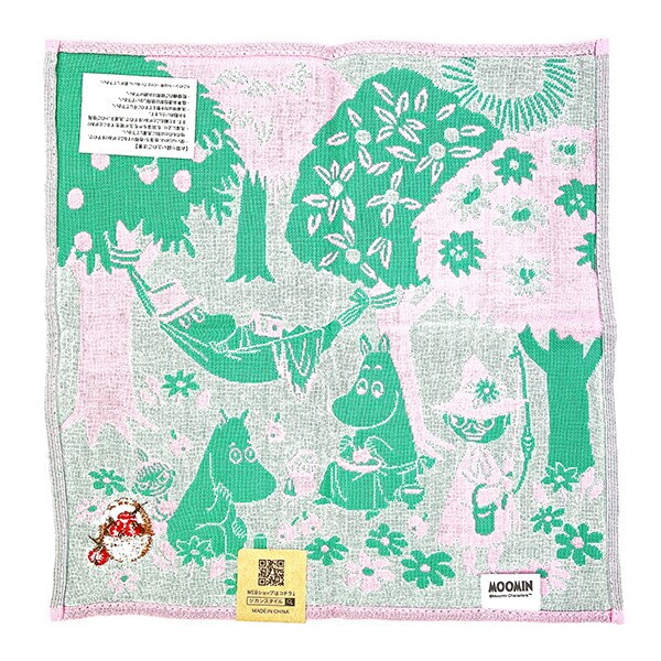 ムーミン ピクニック 三重ガーゼハンカチ