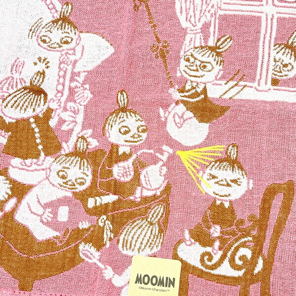ムーミン いたずら 三重ガーゼハンカチ