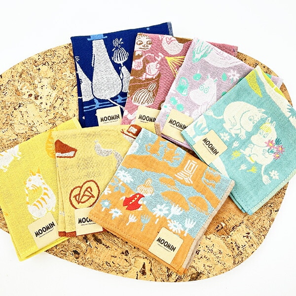 ムーミン 星空 三重ガーゼハンカチ