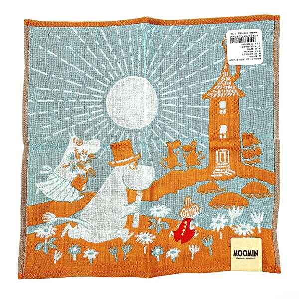 ムーミン お家へ帰ろう 三重ガーゼハンカチ