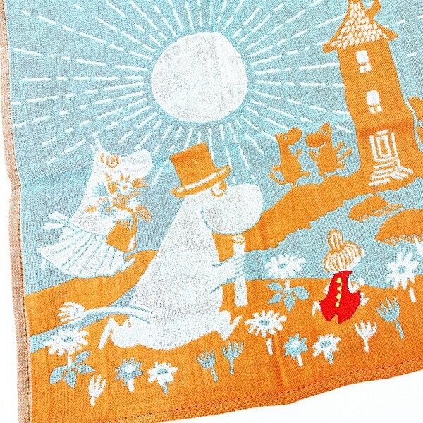 ムーミン お家へ帰ろう 三重ガーゼハンカチ