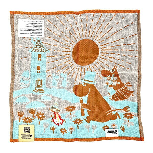 ムーミン お家へ帰ろう 三重ガーゼハンカチ