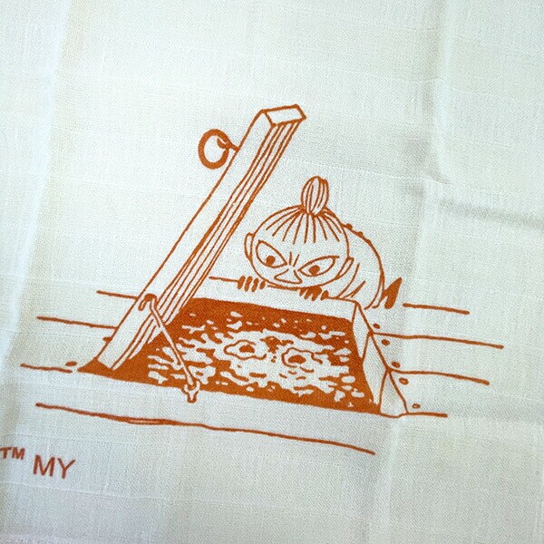 ムーミン リトルミイ 冷感ガーゼタオル オレンジ 熱中症対策 サマー 日本製