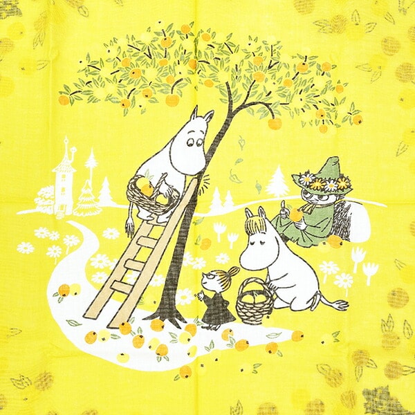 ムーミン オレンジ リバーシブルランチクロス