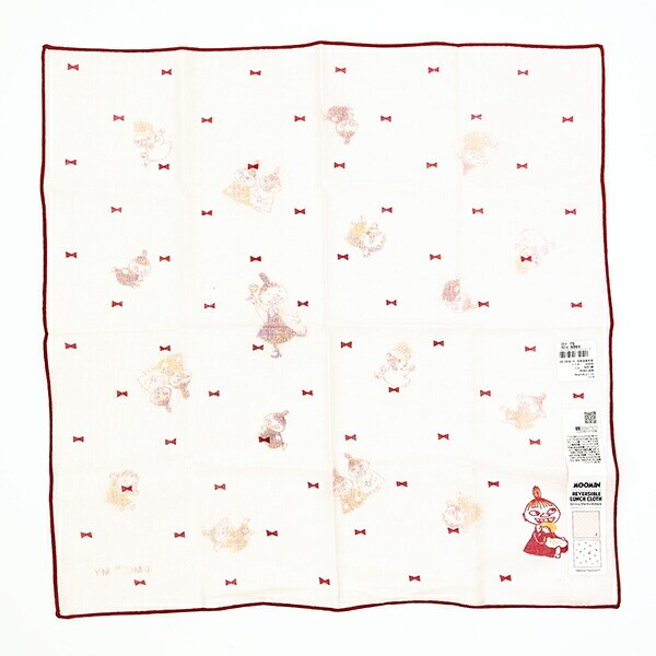 ムーミン リボンドット リバーシブルランチクロス