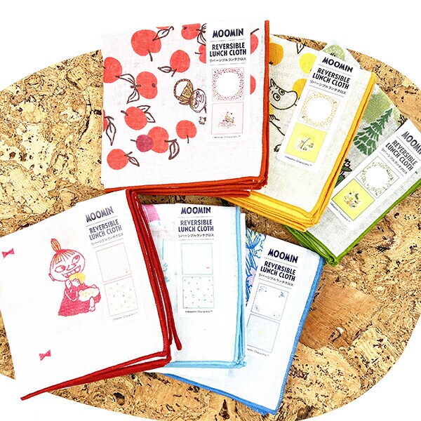 ムーミン リボンドット リバーシブルランチクロス