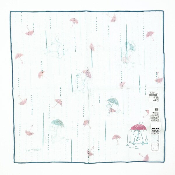 ムーミン 雨ストライブ リバーシブルランチクロス