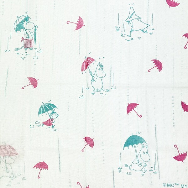 ムーミン 雨ストライブ リバーシブルランチクロス