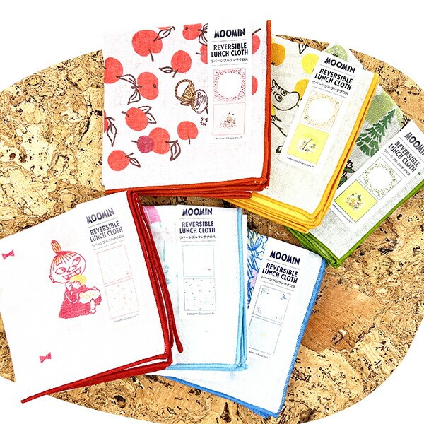 ムーミン 雨ストライブ リバーシブルランチクロス