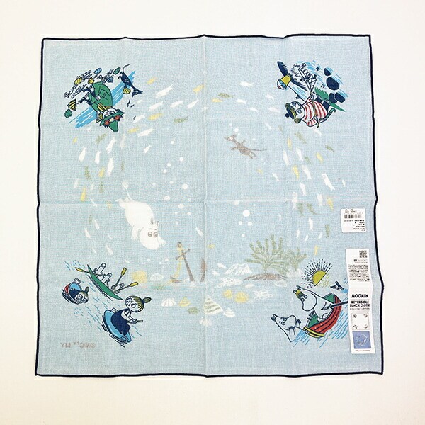 ムーミン 海 リバーシブルランチクロス MOOMIN