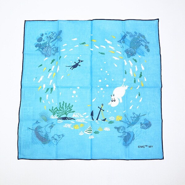 ムーミン 海 リバーシブルランチクロス MOOMIN