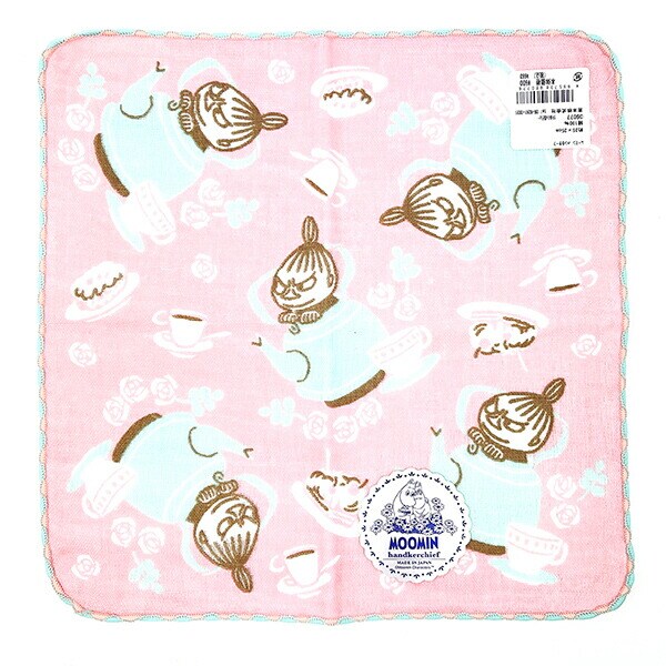 ムーミン リトルミイ＆ティー ガーゼパイルハンカチ