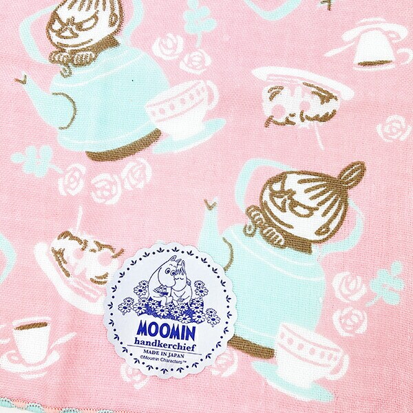 ムーミン リトルミイ＆ティー ガーゼパイルハンカチ