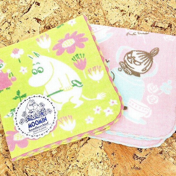 ムーミン リトルミイ＆ティー ガーゼパイルハンカチ