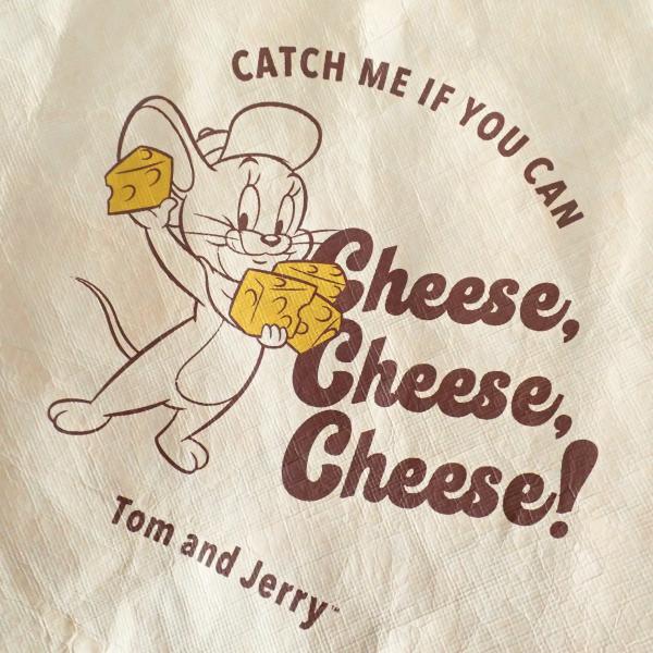 トムとジェリー チーズペーパートートバッグ（ジェリー） Flapper