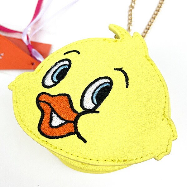 トムとジェリー クアッカ― ダイカットポーチ (イエロー) FLAPPER