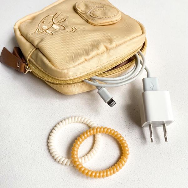 トムとジェリー くすみカラースクエアポーチ (グレー) 小物入れ Flapper