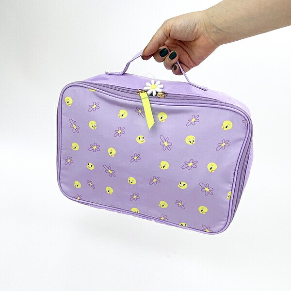 ルーニーテューンズ トゥイーティー 総柄ウェアケース パープル トラベルグッズ 旅行 Flapper