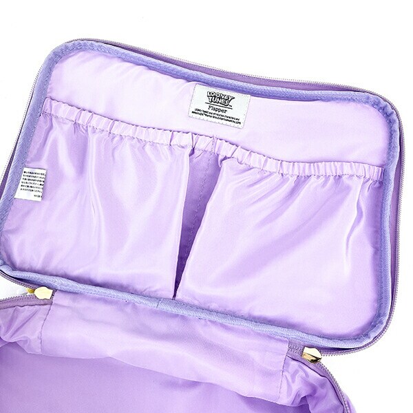 ルーニーテューンズ トゥイーティー 総柄ウェアケース パープル トラベルグッズ 旅行 Flapper