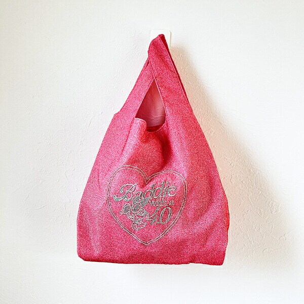 パワーパフガールズ ブロッサム キラキラトートバッグ ピンク パワパフ