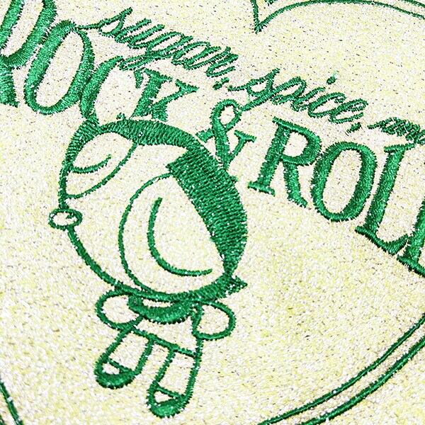 パワーパフガールズ バターカップ キラキラトートバッグ グリーン パワパフ