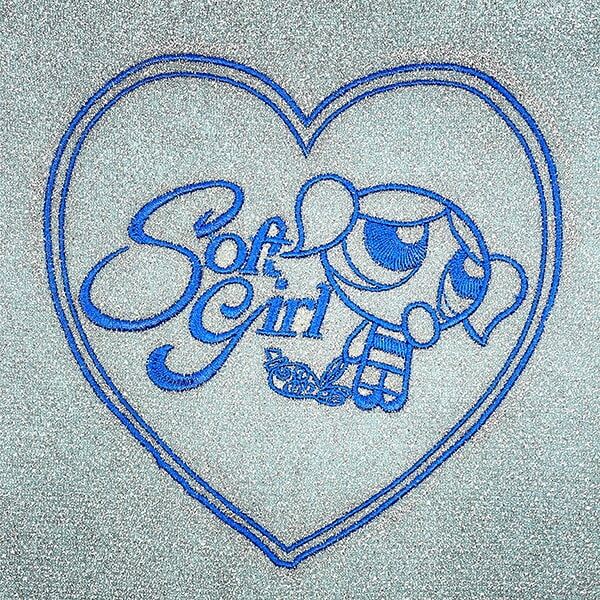 パワーパフガールズ バブルス キラキラトートバッグ サックス パワパフ