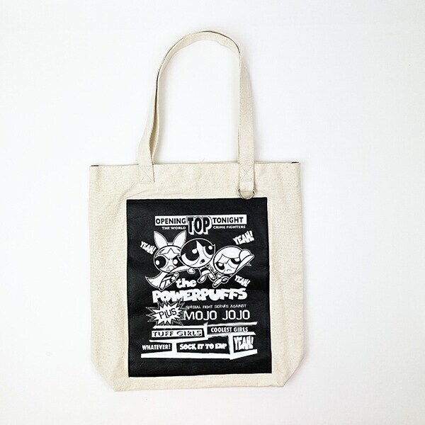パワーパフガールズ×Flapper キャンバストートバッグ パワパフ