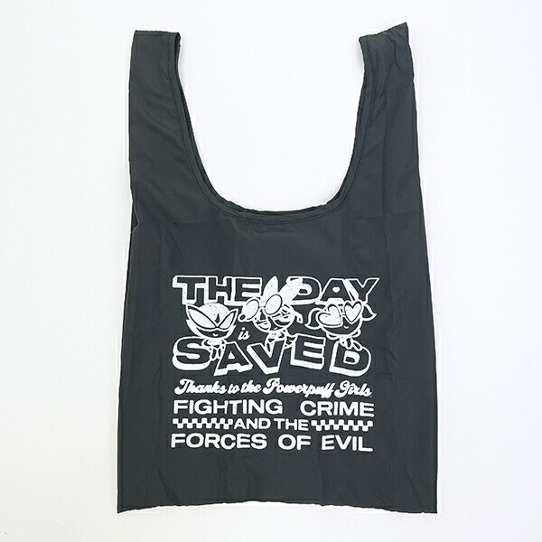 パワーパフガールズ エコバッグ ブラック パワパフ