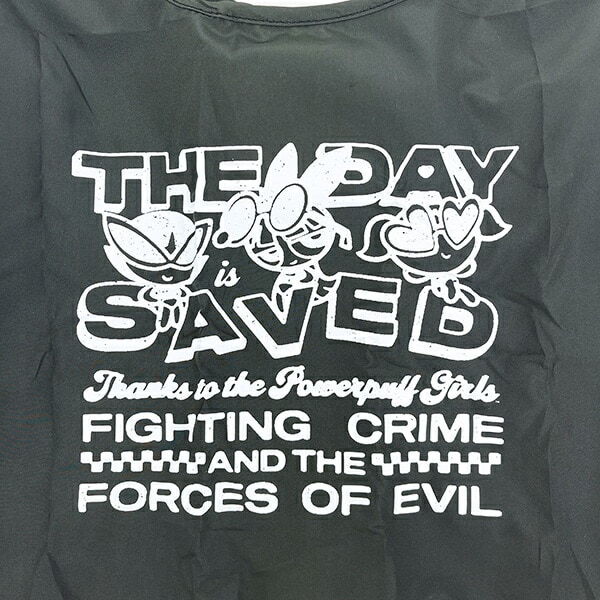 パワーパフガールズ エコバッグ ブラック パワパフ