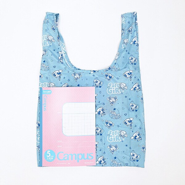 パワーパフガールズ バブルス エコバッグ サックス パワパフ