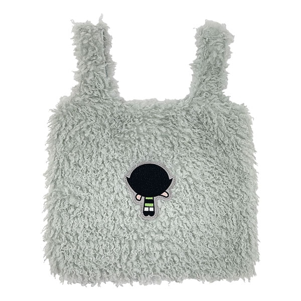 パワーパフガールズ バターカップ ふわふわトートバッグ グリーン パワパフ