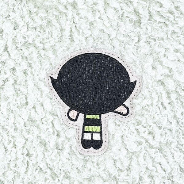 パワーパフガールズ バターカップ ふわふわトートバッグ グリーン パワパフ